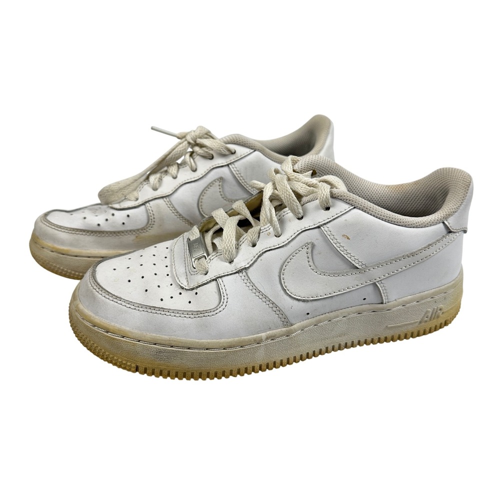 Nike Air Force 1 Low White Youth Sneakers‎ Size 5.5Y Casual Shoes